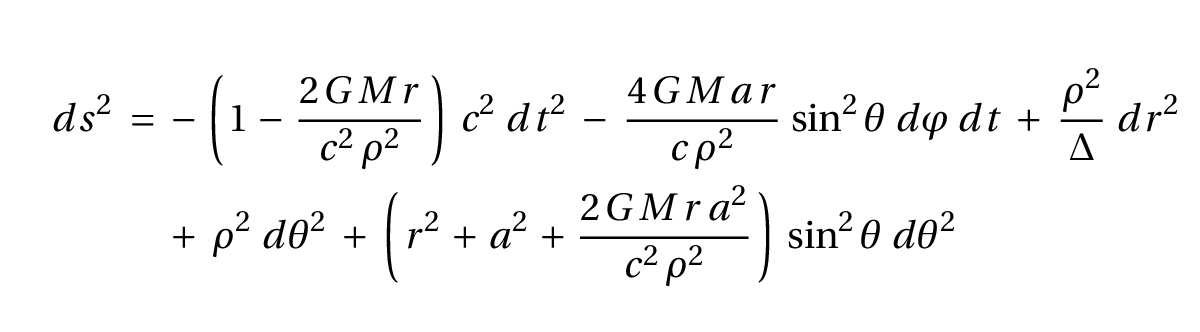 Métrique de Kerr
